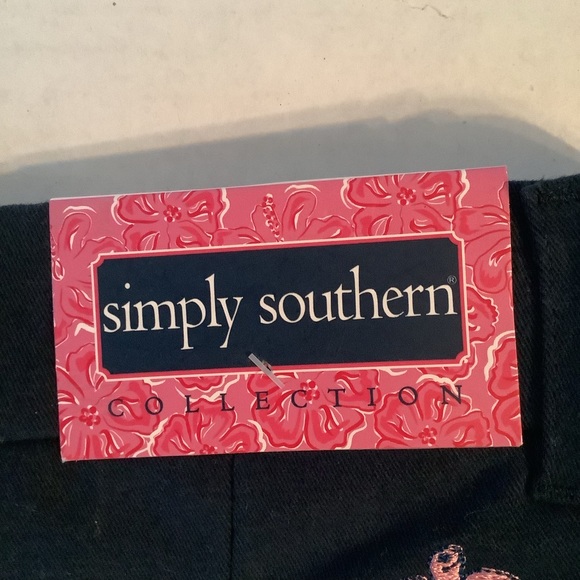 Simply Southern Shorts Navy Size 0 New - Picture 6 of 11